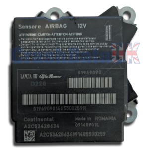 FIAT 500L 51969090 Airbag ECU Crash Data Reset
