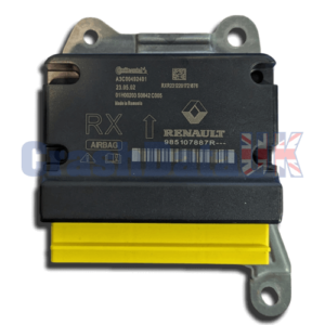 RENAULT CLIO 985107887R A3C00492401 Airbag ECU Crash Data Reset
