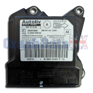 PEUGEOT PARTNER 9803916880 626181200 Airbag ECU Crash Data Reset