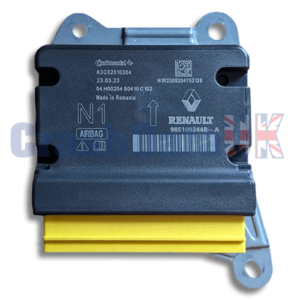 RENAULT CLIO 985109244R Airbag ECU Crash Data Reset