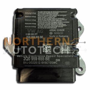 VW 2Q0959655BE 0285020277 Airbag ECU Crash Data Reset