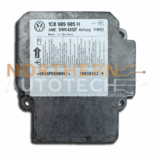SKODA SUPERB 1C0909605H 5WK43127 Airbag ECU Crash Data Reset